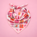 Postal Stamp Lobster Flower Silk Finish Scarf | 40SC731