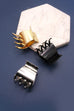 SMALL SET OF 3 METALLIC HAIR CLAW CLIPS | 40H441