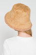 REVERSIBLE FAUX SUEDE WITH FUR BUCKET HAT | 40HW309