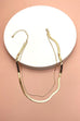 DOUBLE SNAKE AND LARGO CHAIN NECKLACE | 31N21203