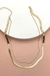 DOUBLE SNAKE AND LARGO CHAIN NECKLACE | 31N21203