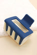 MATTE COLOR BLOCK CLAW HAIR CLAW CLIP 40H398