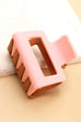 MATTE COLOR BLOCK CLAW HAIR CLAW CLIP 40H398