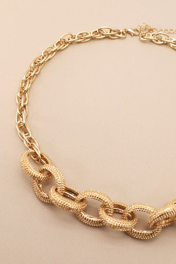 CAVIAR LINK CHAIN NECKLACE | 31N17126