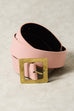 CLASSIC OVERSIZED SQUARE BUCKLE BELTS  40BT604