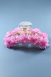 OVER SIZED ARTISTIC FLORAL HAIR CLAW CLIP | 40H454