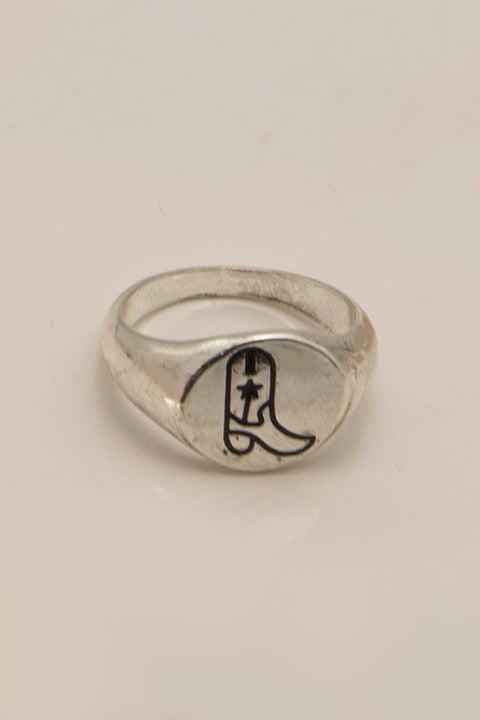 WESTERN BOOT SIGNET RING 31RD2200