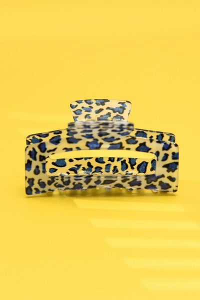 ANIMAL PRINT CELLULOSE HAIR CLAW CLIPS | 40H465