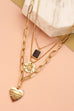 MULTI LINK LAYER WITH CHARM DROP NECKLACE | 60N2078214