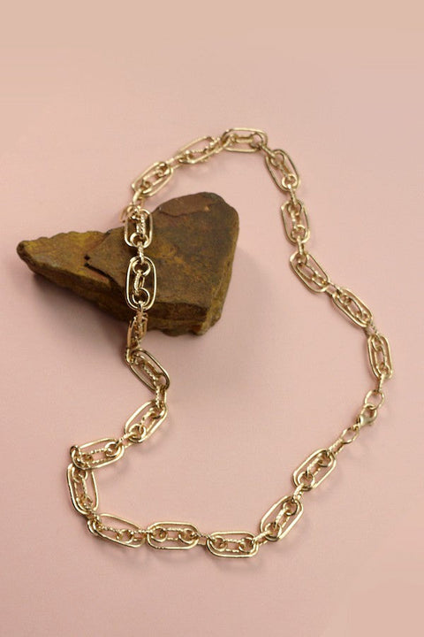 HANDMADE LINK IN LINK CHAIN NECKLACE | 25N535