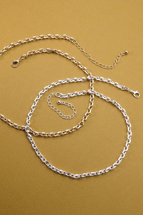 OVAL LINK CHAIN NECKLACE | 31N24026X