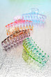 ACETATE CLEAR OMBRE HAIR CLAW CLIPS | 40H534