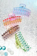 ACETATE CLEAR OMBRE HAIR CLAW CLIPS | 40H534