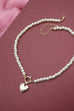 PEARL HEART PENDANT NECKLACE | 52N2110903