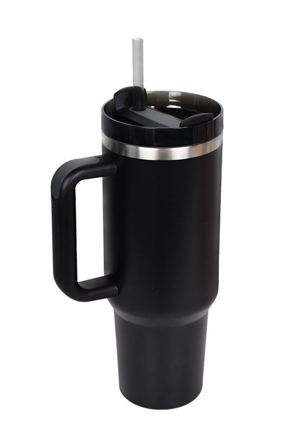 Stainless Steel 40oz Tumbler Cup - Black – RuiXing Shop