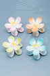 OMBRE LUAU FLOWER HAIR CLAW CLIPS | 40H575