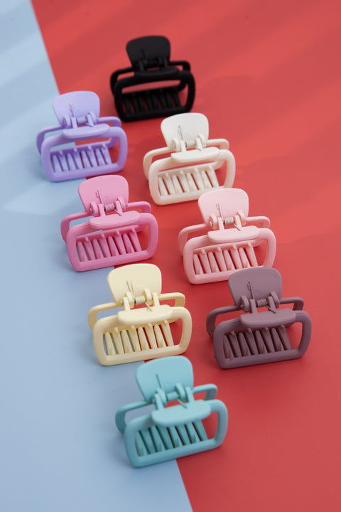 MID OPEN MATTE HAIR CLAW CLIPS  | 40H592