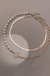 MIX PEARL LINK CHAIN MULTI LAYER NECKLACE | 10N3032438